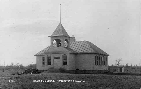 School House, Henriette Minnesota, 1910