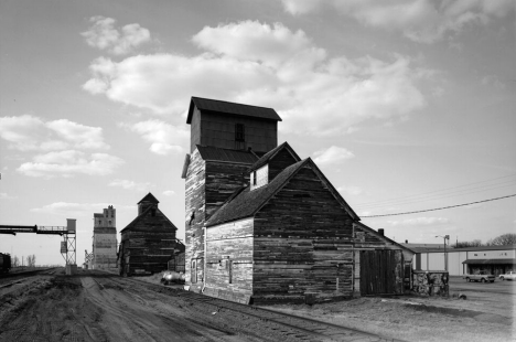 Herman Grain Elevators, South Elevator, Herman Minnesota, 1990