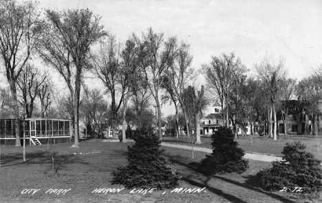 City Park, Heron Lake Minnesota, 1940's
