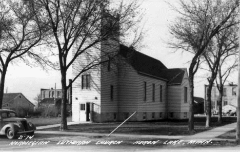 Norwegian Lutheran Church, Heron Lake Minnesota, 1940's