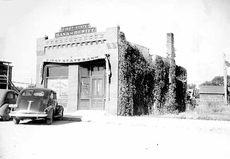 First State Bank of Hewitt Minnesota, 1938