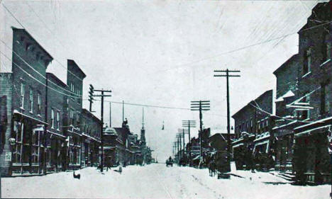 Pine Street, Hibbing Minnesota, 1900's
