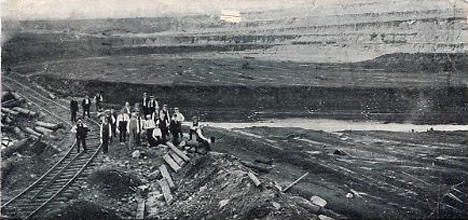 Mahoning Iron Mine, Hibbing Minnesota, 1907