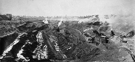 Stevenson Mine at Stuntz in the Hibbing area, 1904