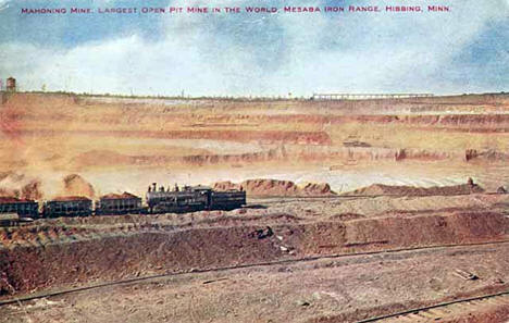 Mahoning Mine, Hibbing Minnesota, 1909