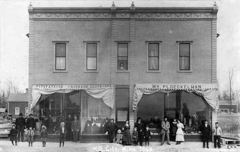 Street scene, Hill City Minnesota, 1910's?