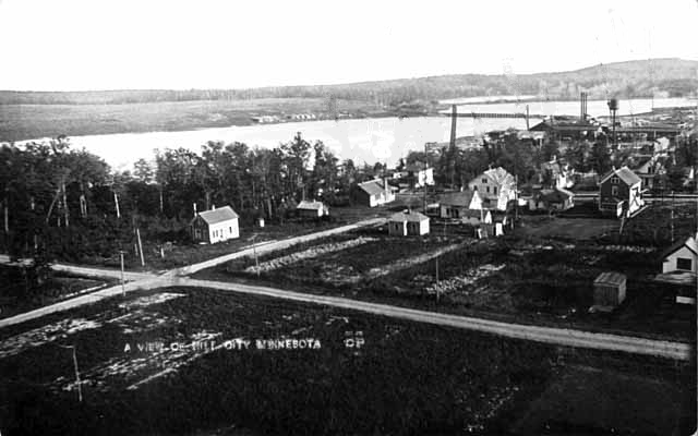 General view of Hill City Minnesota, 1900