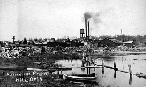 National Woodenware Company Mill, Hill City Minnesota, 1920