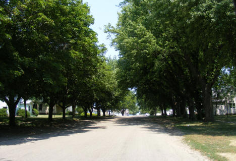 Street scene, Hills Minnesota, 2012