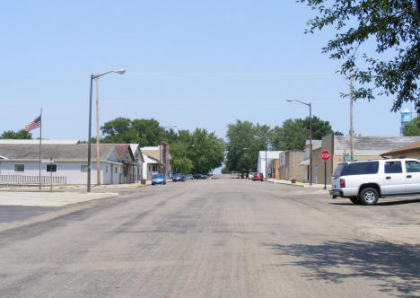 Street scene, Hills Minnesota, 2012