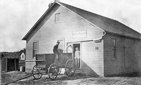 Norby's Feed and Flour Store, Hills Minnesota, 1914