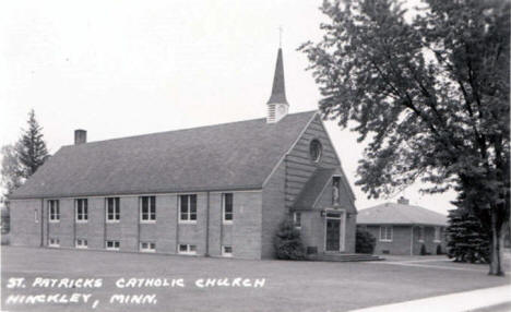St. Patrick's Catholic Church, Hinckley Minnesota, 1940's