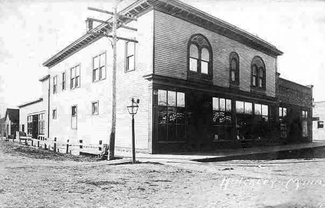 Street Scene, Hinckley Minnesota, 1908