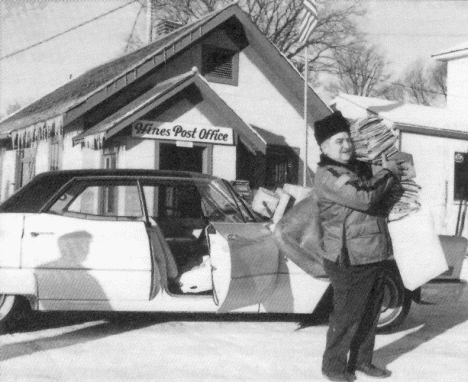 Elmer Owen - Rural Mail Carrier for Hines and Tenstrike in the 1960's