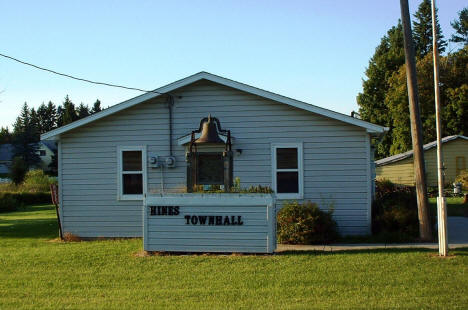 Hines Town Hall, Hines Minnesota, 2004