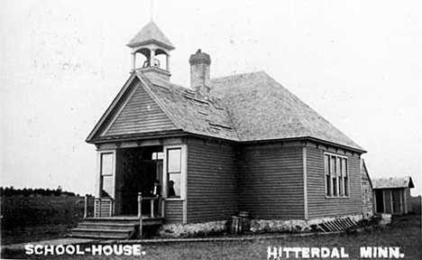 School house, Hitterdal Minnesota, 1908
