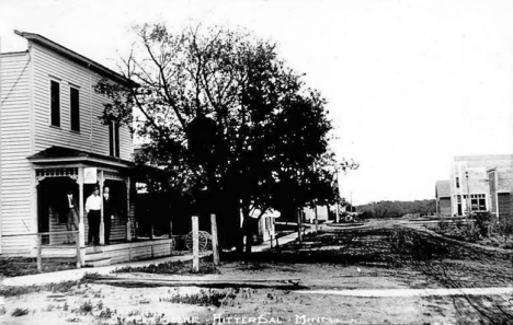 Street scene, Hitterdal Minnesota, 1910's