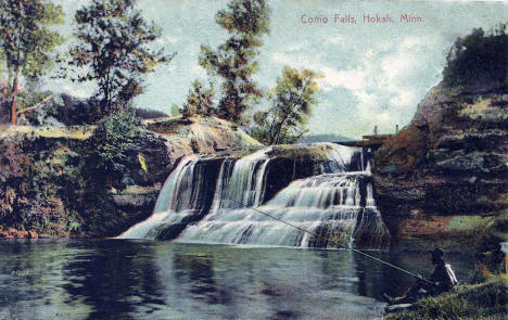 Como Falls, Hokah Minnesota, 1908