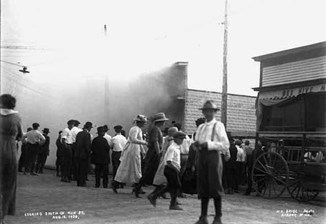 Fire at Holdingford Minnesota, August 15th, 1920