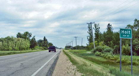 Entering Holt Minnesota, 2009