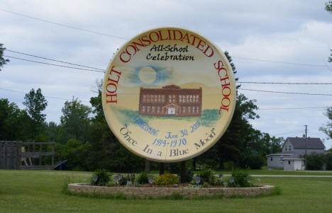 Holt School Reunion Memorial, Holt Minnesota, 2009