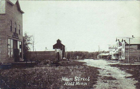 Main Street, Holt Minnesota, 1900's?