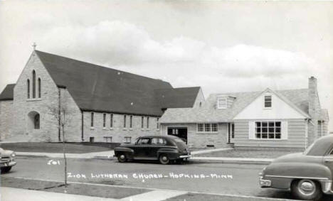 Zion Lutheran Church, Hopkins Minnesota, 1940's