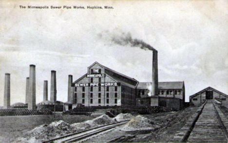Minneapolis Sewer Pipe Works, Hopkins Minnesota, 1914