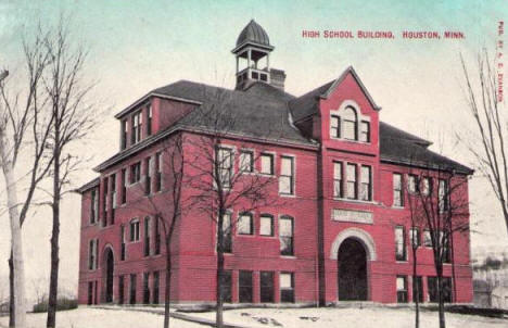 High School, Houston Minnesota, 1910