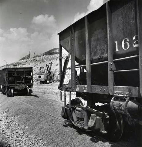 Construction of Erie Mining Company, Hoyt Lakes Minnesota, 1950