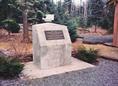 Longyear Monument at first drill site on the range, Hoyt Lakes Minnesota, 2009