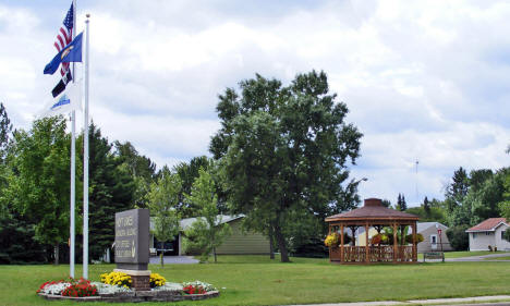 Park next to Municipal Building, Hoyt Lakes Minnesota, 2009