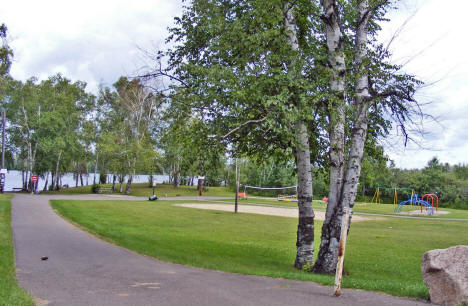 Birch Cove Beach on Colby Lake, Hoyt Lakes Minnesota, 2009