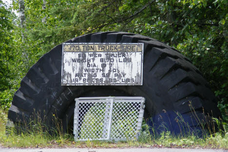 170 Ton Truck Tire, Hoyt Lakes Minnesota, 2009