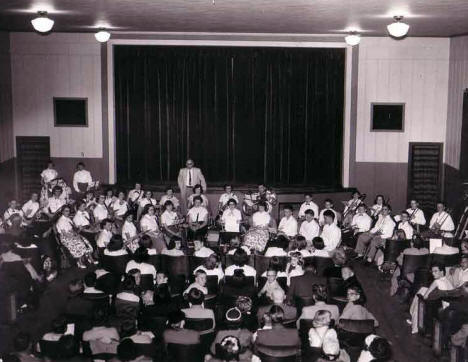 Humboldt Band, Humboldt St. Vincent School, Humboldt Minnesota, 1957