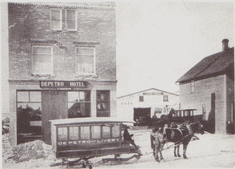 Depetro Hotel and Livery Barn, Nashwauk Minnesota