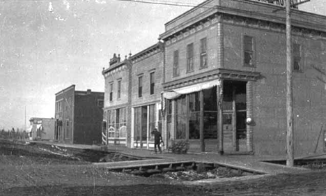 Street scene in International Falls Minnesota, 1907