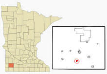 Location of Iona, Minnesota