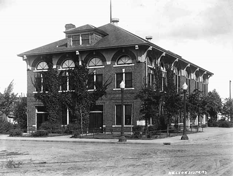 Building at Ironton Minnesota, 1923