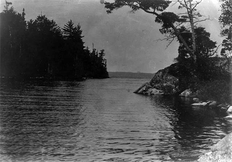 Kawishiwi River looking west into Lake Isabella, 1927