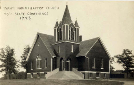 Isanti North Baptist Church, Isanti Minnesota 1928