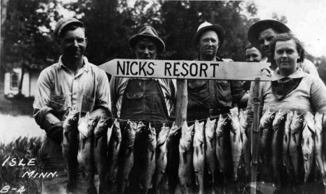 Nicks Resort, Isle Minnesota, 1940's?