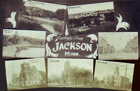 Greetings from Jackson Minnesota, 1913