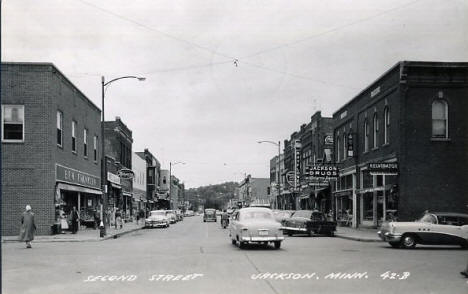 Second Street, Jackson Minnesota, 1950's