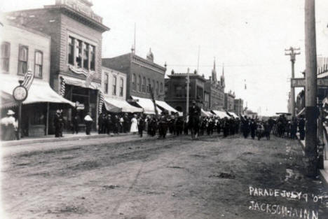 Parade, Jackson Minnesota, 1907
