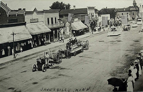 Parade, Janesville Minnesota, 1920's