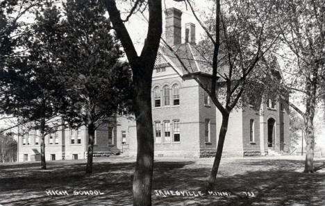 High School,  Janesville Minnesota, 1920's