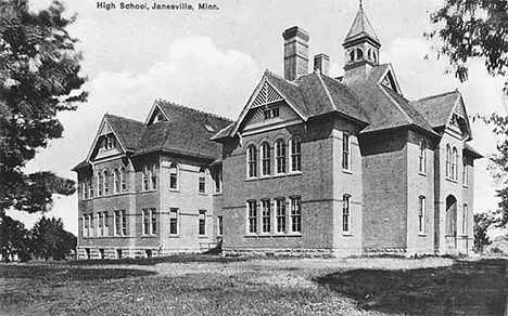 High School, Janesville Minnesota, 1910