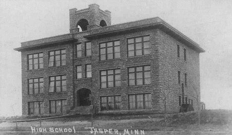 High School, Jasper Minnesota, 1910's?