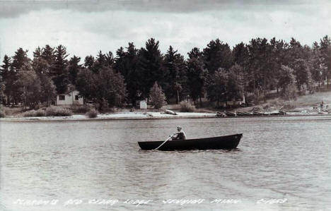 Schram's Red Cedar Lodge, Jenkins Minnesota, 1936